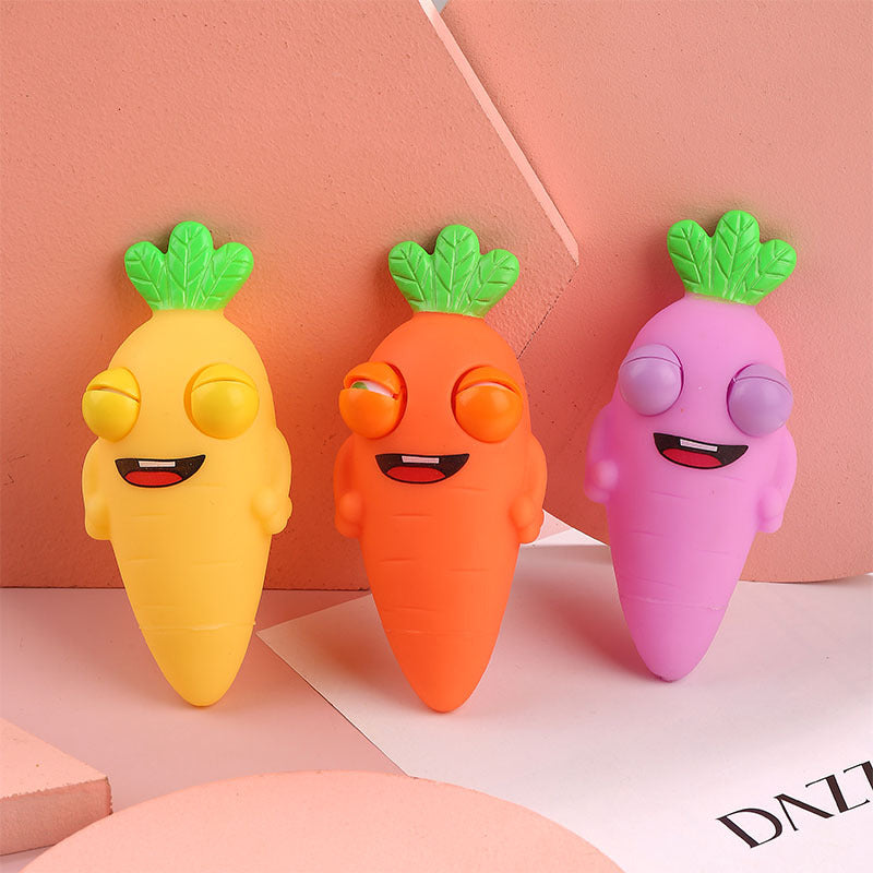 Explosive Carrot Stress Relief Squeeze Toy