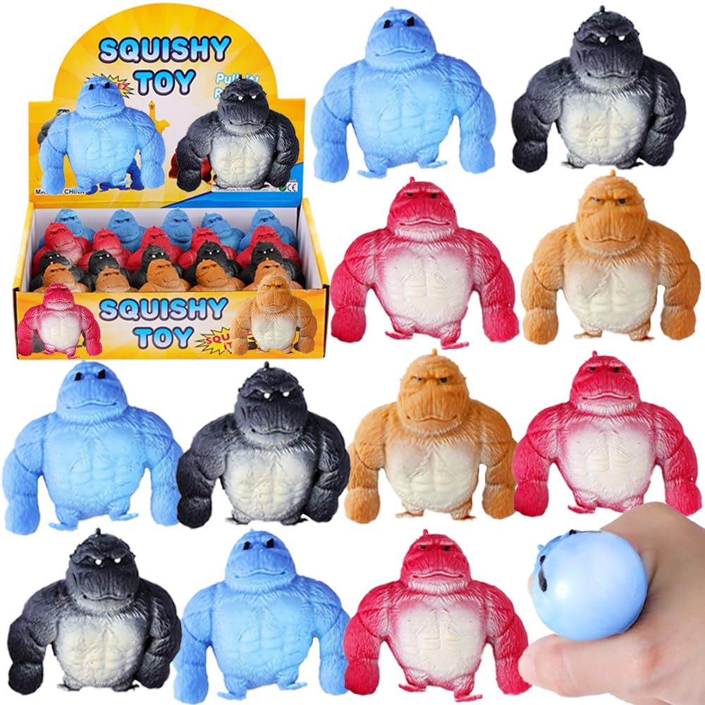 20 Pack Mini Monkey Squishies