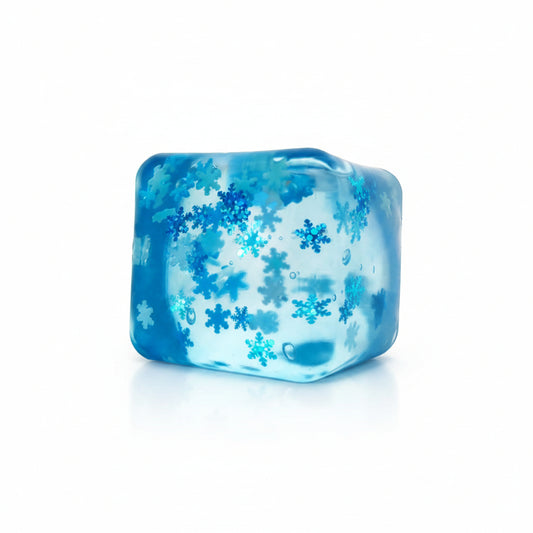 3 Pack Snowy Ice Cube Squishies
