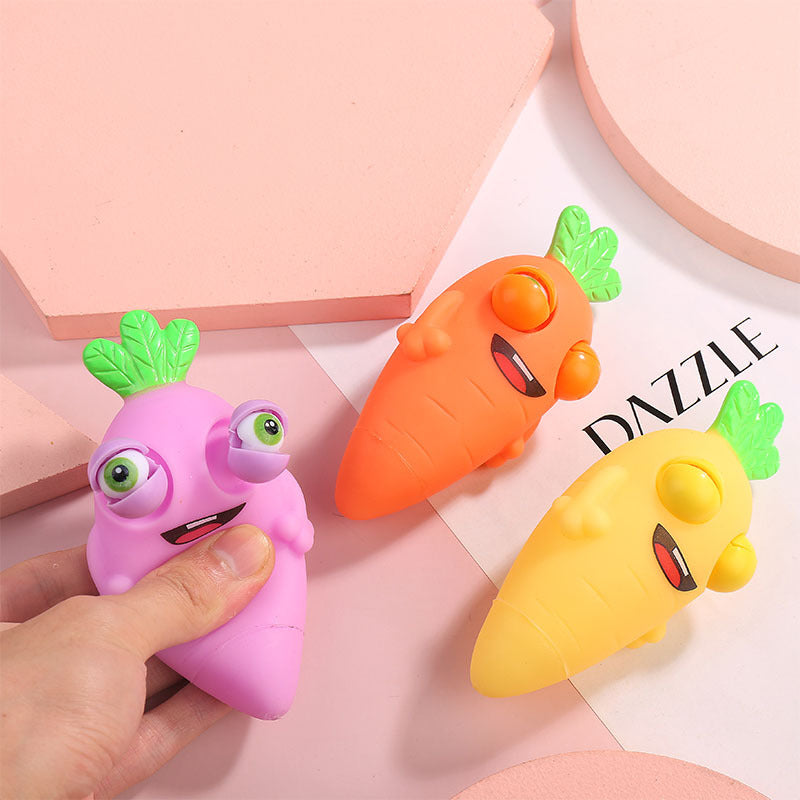 Explosive Carrot Stress Relief Squeeze Toy